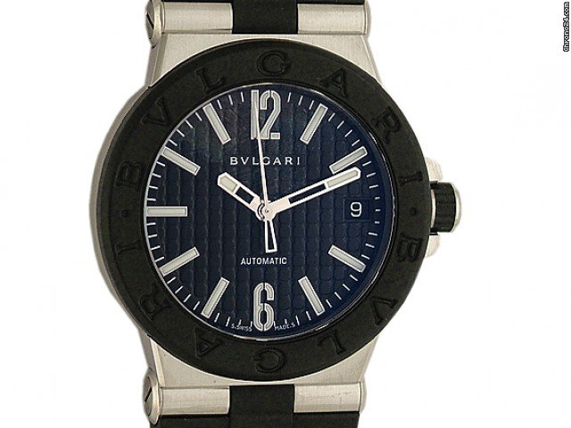 Bulgari Diagono Automatic Stahl/Kautschuk 35mm watches