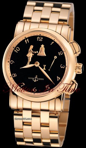 Ulysse Nardin HOURSTRIKER MINUTE REPEATER ROSE GOLD 42mm on BRACELET watches