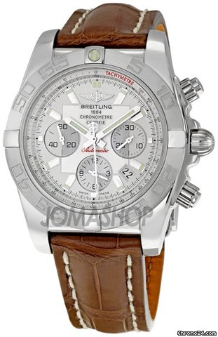 Breitling Chronomat B01 Silver Dial Chronograph Mens Watch AB011011-G684BRCD watches