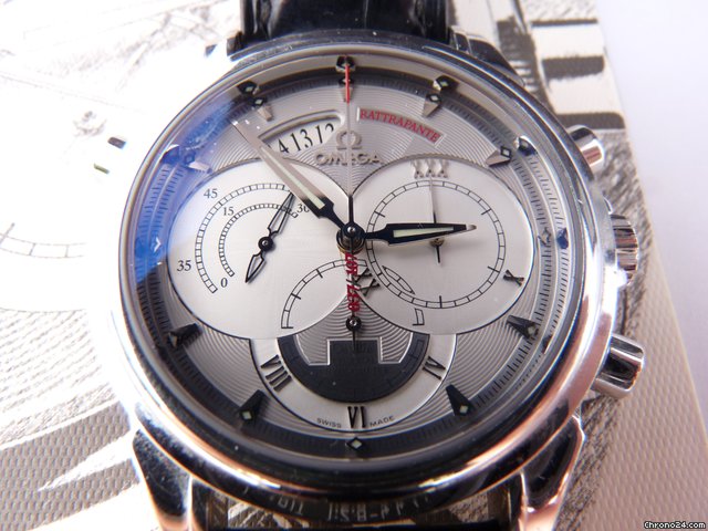 Omega Limited Edition 037 / 107 De Ville Rattrapante in Platinum watches