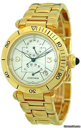 Cartier 38mm Pasha GMT Dual Time [On Hold] watches