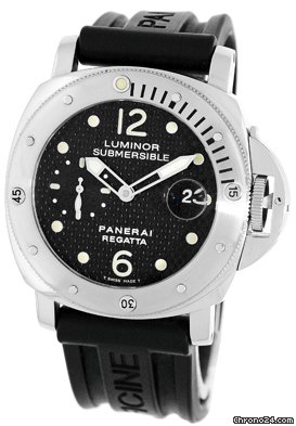 Panerai Gent's Stainless Steel 44mm PAM199 Luminor Submersible Regatta watches