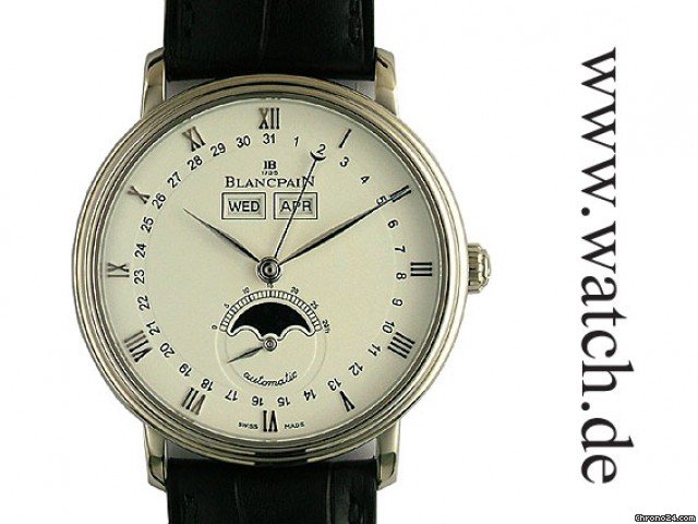 Blancpain Villeret Vollkalender Mondphase 38mm watches