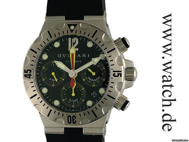Bulgari Diagono Professional Scuba Flyback Chronograph Taucheruhr 40mm watches