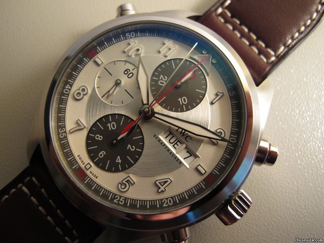 IWC Spitfire Double Chronograph 3718 06 (NIB) watches