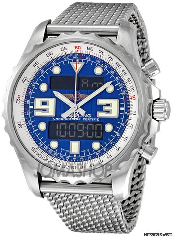 Breitling Chronospace Mariner Analog - Digital Mens Watch A7836534-C823SS watches