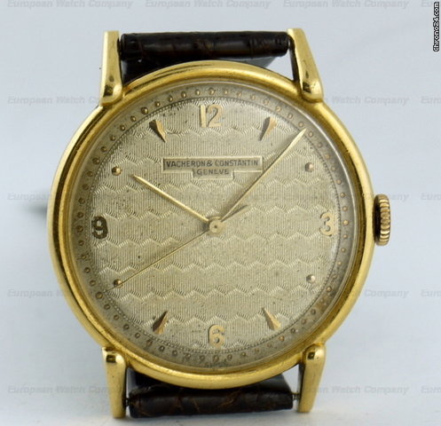 Vacheron Constantin Vintage Wave Pattern Dial 18K watches