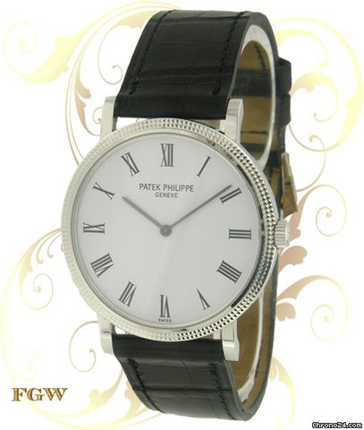Patek Philippe 5120G Calatrava, White Gold watches