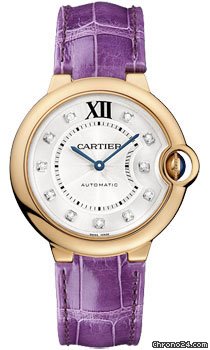 Cartier Ballon Bleu Pink Gold With Diamonds watches