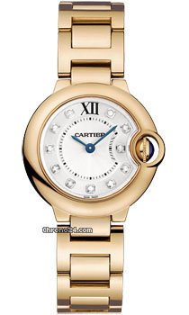 Cartier Ballon Bleu Pink Gold With Diamonds watches