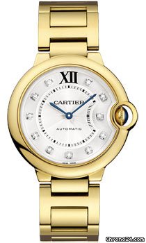 Cartier Ballon Bleu Yellow Gold With Diamonds watches
