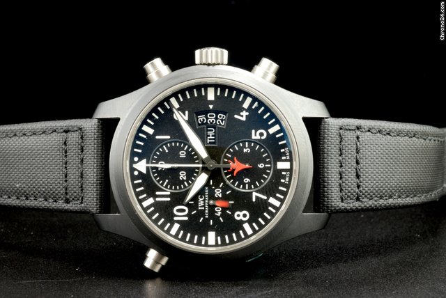 IWC Pilot's edizione Top Gun Rattrappante watches