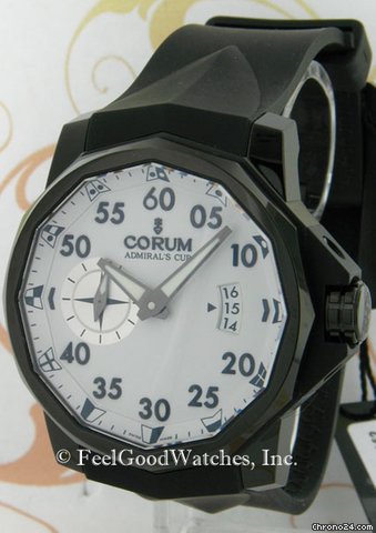 Corum Admiral's Cup Limited Edition Competition 48, Titanium, White Dial watches