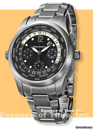 Girard Perregaux Worldtimer Chronograph SS watches