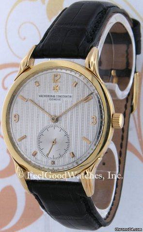 Vacheron Constantin Vintage Gent's, Yellow Gold, Guilloche' Dial watches