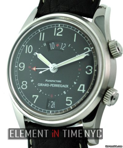 Girard PerregauxTraveler I GMT Alarm Stainless Steel 4940 watches