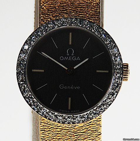 Omega 18K Y/G, MANUAL WIND, DIAMOND - watches