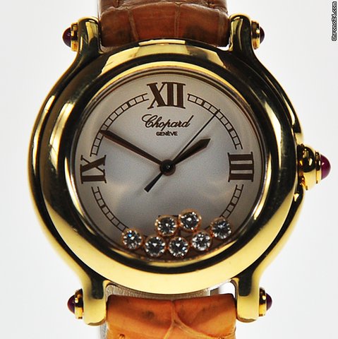 Chopard HAPPY SPORT 18K Y/G DIAMOND 27/6144-21Y watches