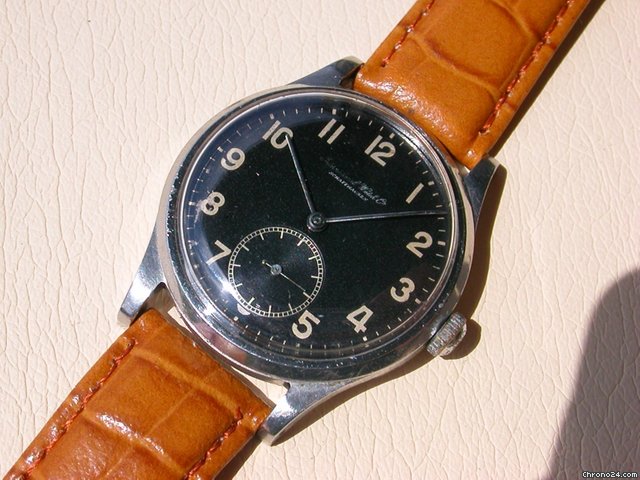 IWC "black dial" watches