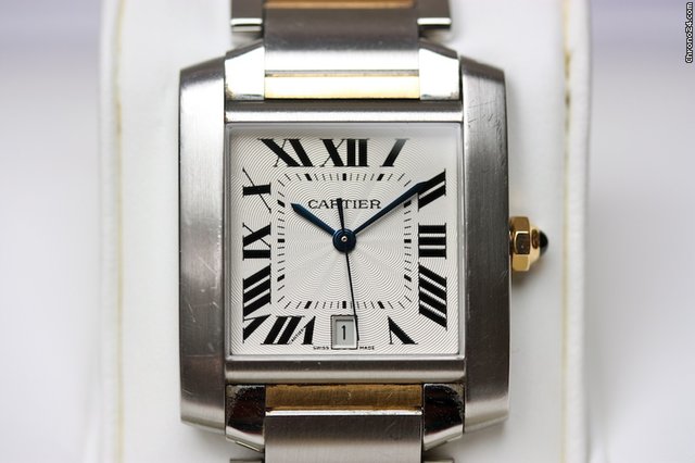 Cartier Tank Francaise Stahl/Gold watches