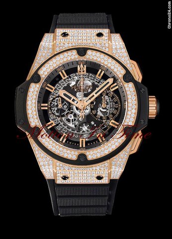 Hublot BIG BANG KING POWER UNICO DIAMOND KING GOLD PAVe LIMITED ED. watches