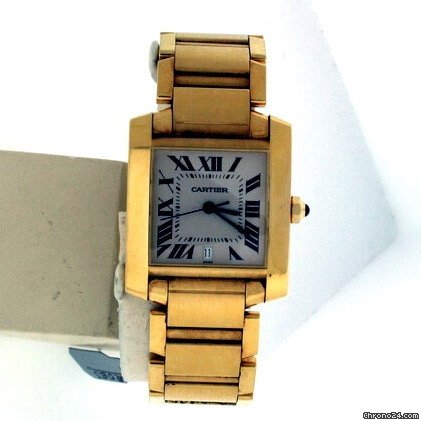 Cartier Tank Francaise Men's W50001R2 Pre-owned watches