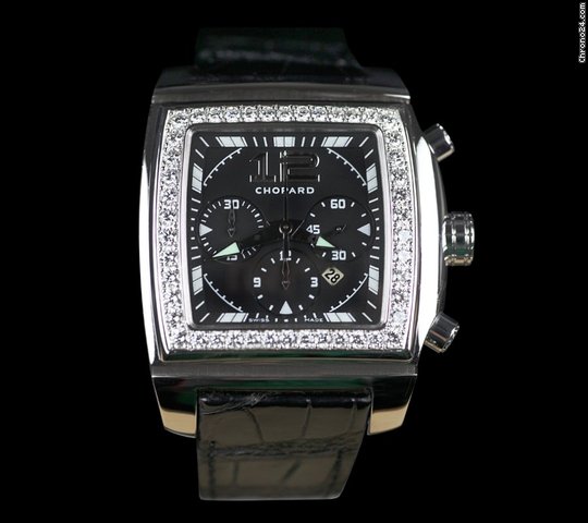 Chopard Two O Ten 18k White Gold Large Diamonds watches