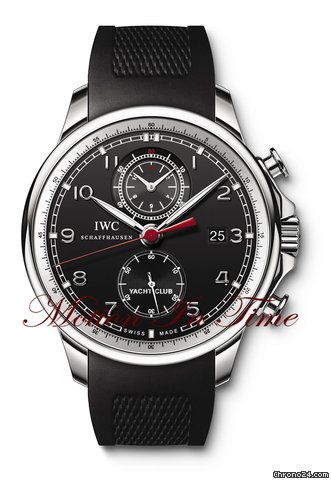 IWC PORTUGUESE YACHT CLUB CHRONOGRAPH STEEL W/ BLACK DIAL 2011 watches