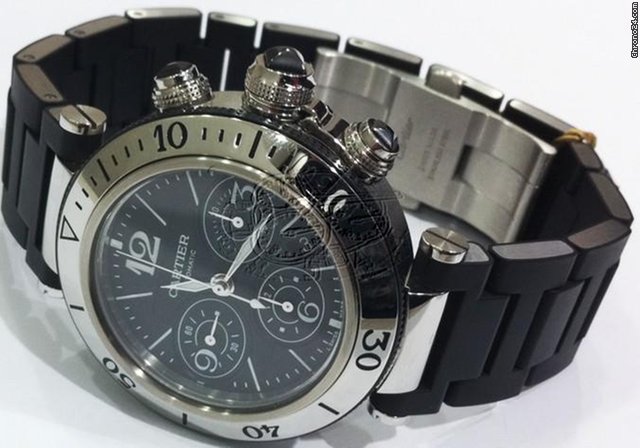 Cartier PASHA SEATIMER CHRONOGRAPH MENS WATCH W31088U2 watches