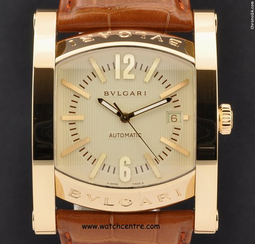Bulgari 18k Y/G Ivory Colour dial Assioma B&P AA44C13GLD watches