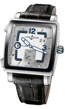Ulysse Nardin Quadrato Dual Time Stainless Steel watches
