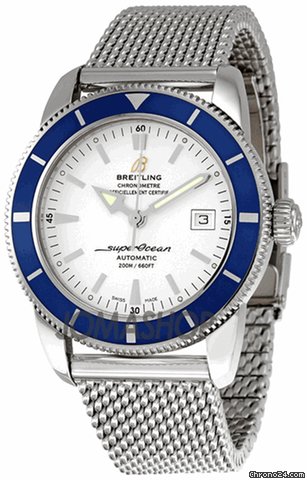 Breitling SuperOcean Blue Dial Stainless Steel Mens Watch A1732116-G717SS watches
