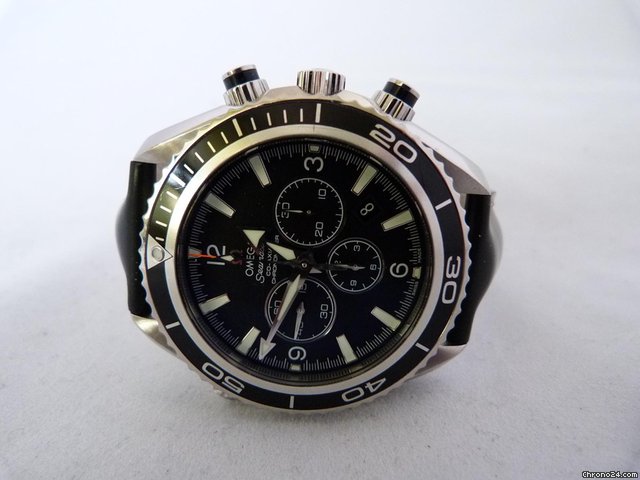 Omega Seamaster Planet Ocean Chronograph Service 04/2011 Garantie watches
