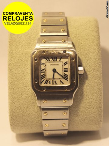 Cartier SANTOS mujer, acero y oro, a?o 2009 watches