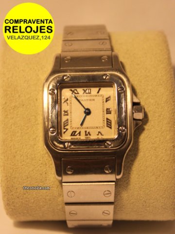 Cartier SANTOS con correa de acero watches