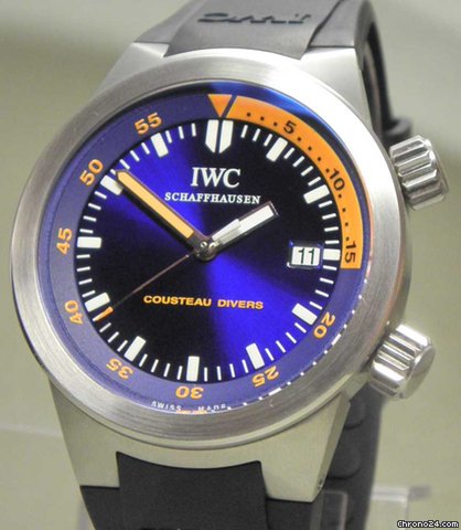 IWC Aquatimer Cousteau Diver Limited B&P watches
