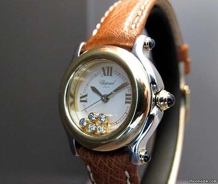 Chopard HAPPY SPORT STAHL/GOLD 5 DIAMANTEN watches
