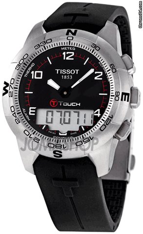 Tissot T-Touch II Black Dial Mens Watch T0474204705700 watches