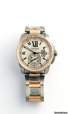 Cartier Calibre de Cartier Set With 60 Natural Diamonds watches
