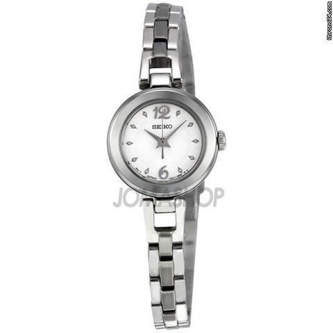 Seiko Silver Dial Stainless Steel Ladies Watch SXGN77 watches