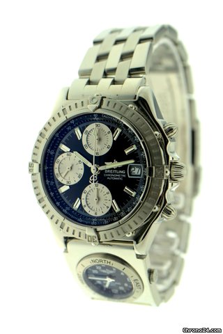 Breitling Chronomat met UTC-pilotband watches