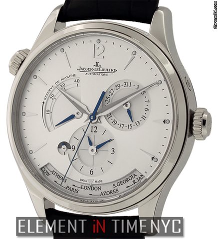 Jaeger-LeCoultre Master Geographic Stainless Steel 142.84.21 watches