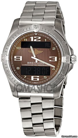 Breitling Aerospace Avantage Bronze Dial Quartz Mens Watch E7936210-Q572TI watches
