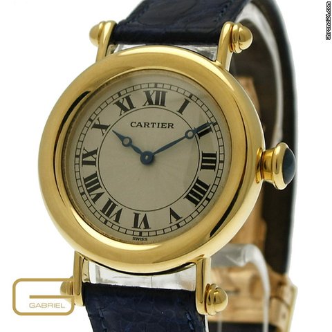 Cartier Diabolo 18K.Gold watches