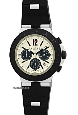 Bulgari Jumbo Gent's Aluminum Diagono Chronograph Strapwatch watches