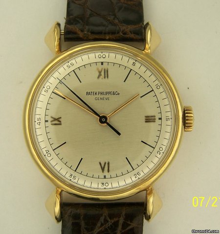 Patek Philippe Ref. 1536 YELLOW GOLD CONICAL LUGS watches