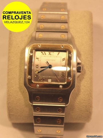 Cartier SANTOS acero y oro watches