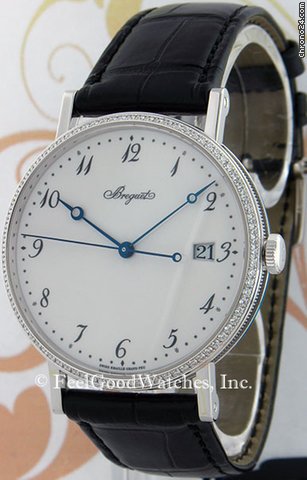 Breguet 5178BB Classique Auto / Date, White Gold & Diamonds watches