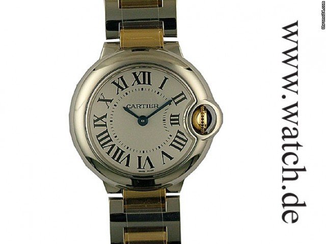 Cartier Ballon Bleu PM kleines Modell Stahl/Gelbgold 28mm watches