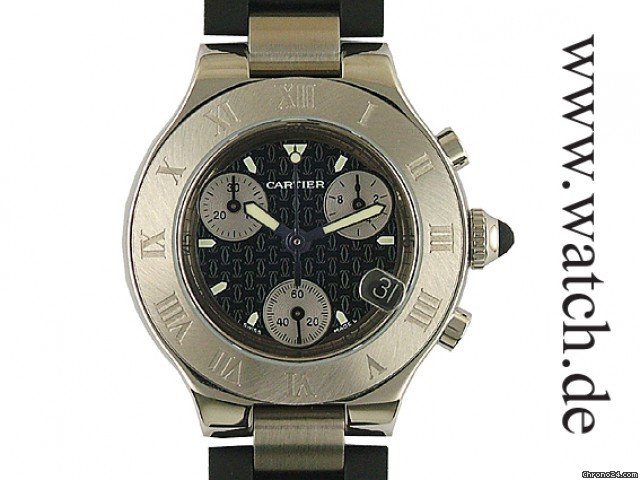 Cartier Montres 21 Lady PM kleines Modell Chronograph 32mm watches